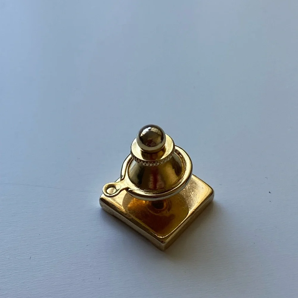Christian Dior vintage brooch gold tone